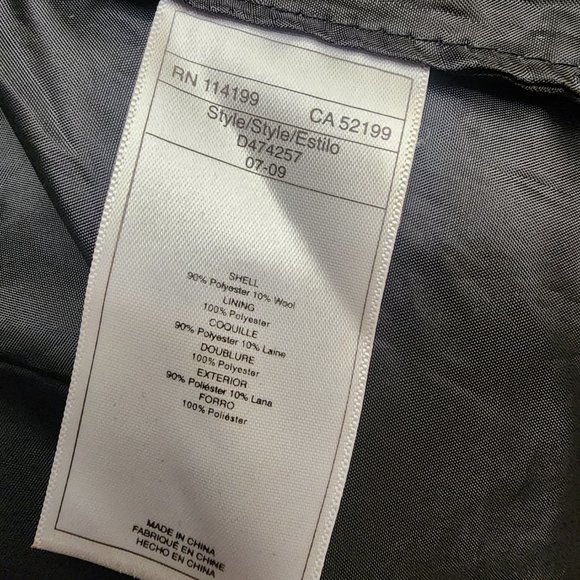 Roxy Plaid Button Close Jacket Coat XL Purple/Black/White Polyester Blend - Picture 5 of 7